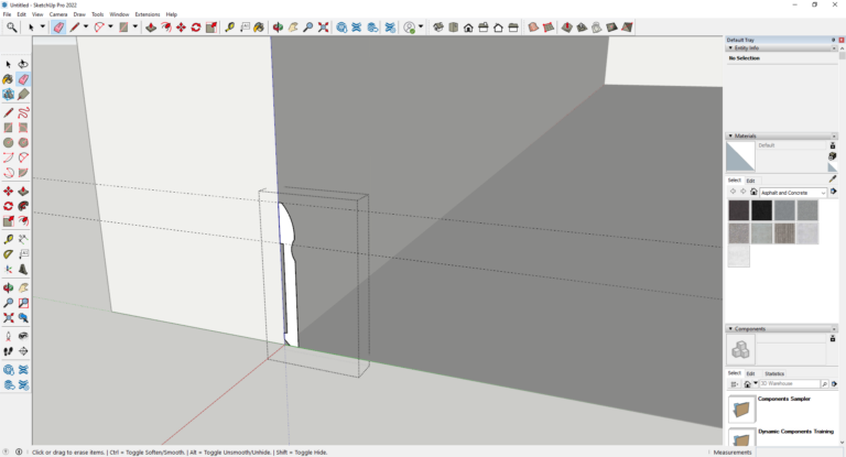 How to Create Baseboard in SketchUp (With Pictures)